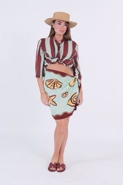 MINI GONNA PAREO TIFFANY/INDIA