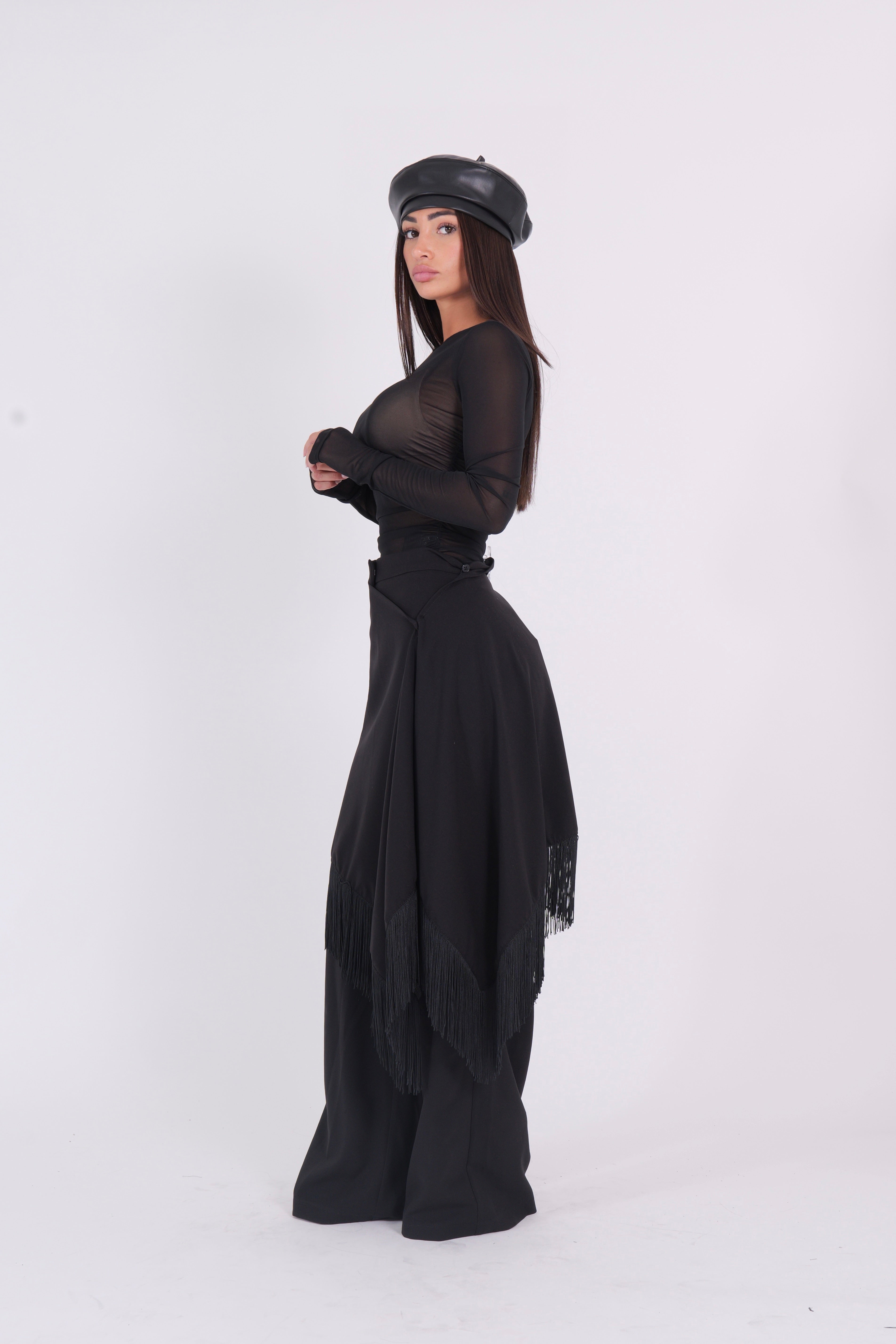 PANTALONE NERO TENSIONE