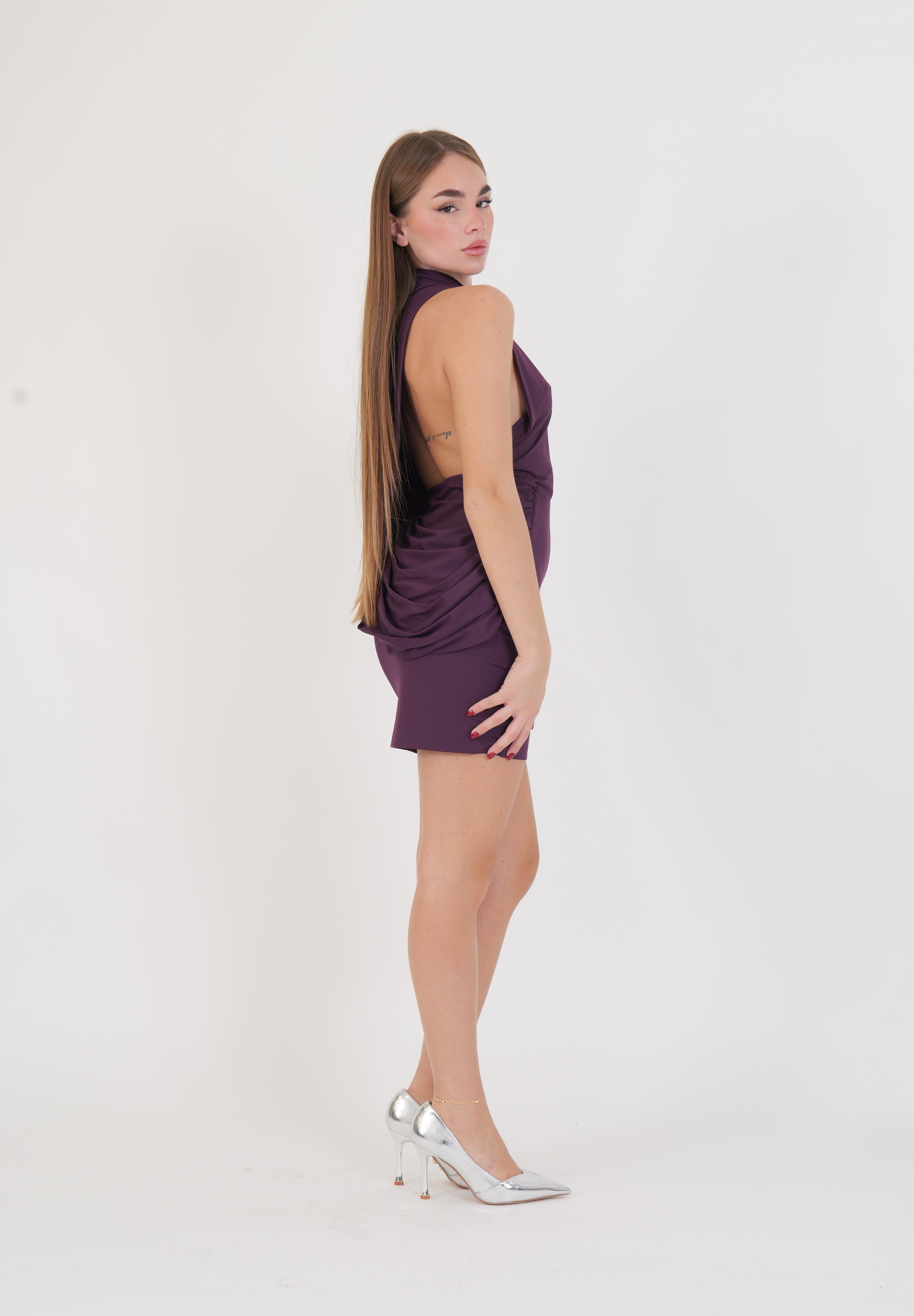 DRESS SOLEN RUBY NOIR