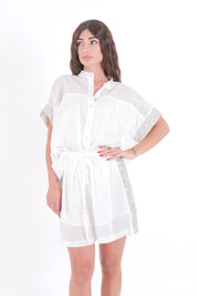 CAMICIA PAILLETTES BIANCA