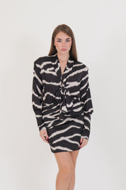ABITO LORENA NERO/BEIGE
