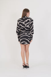 ABITO LORENA NERO/BEIGE