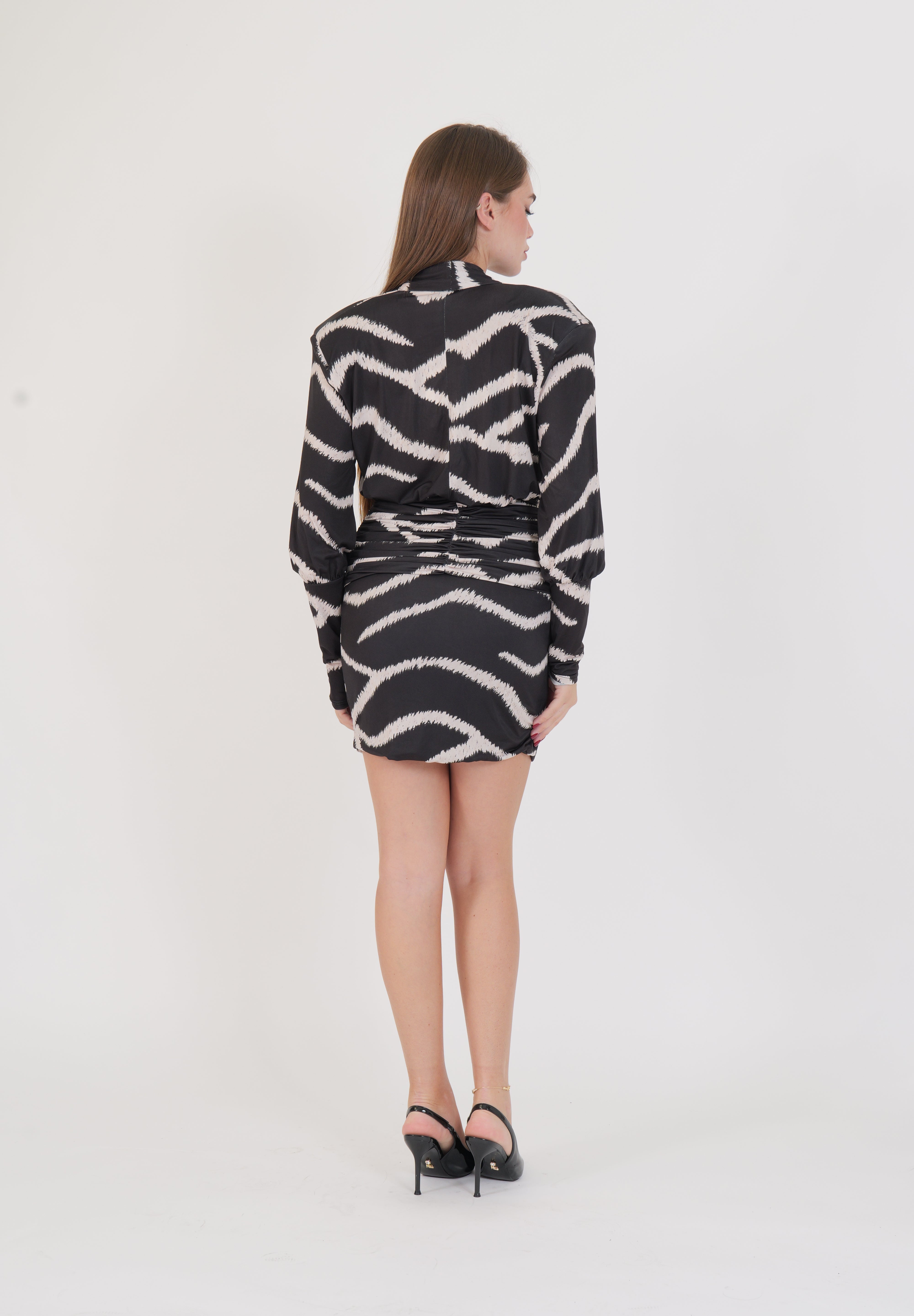 ABITO LORENA NERO/BEIGE