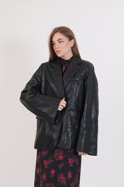 GIACCA ECOPELLE BLACK