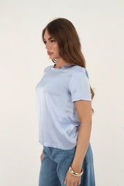 T SHIRT SATIN SKY