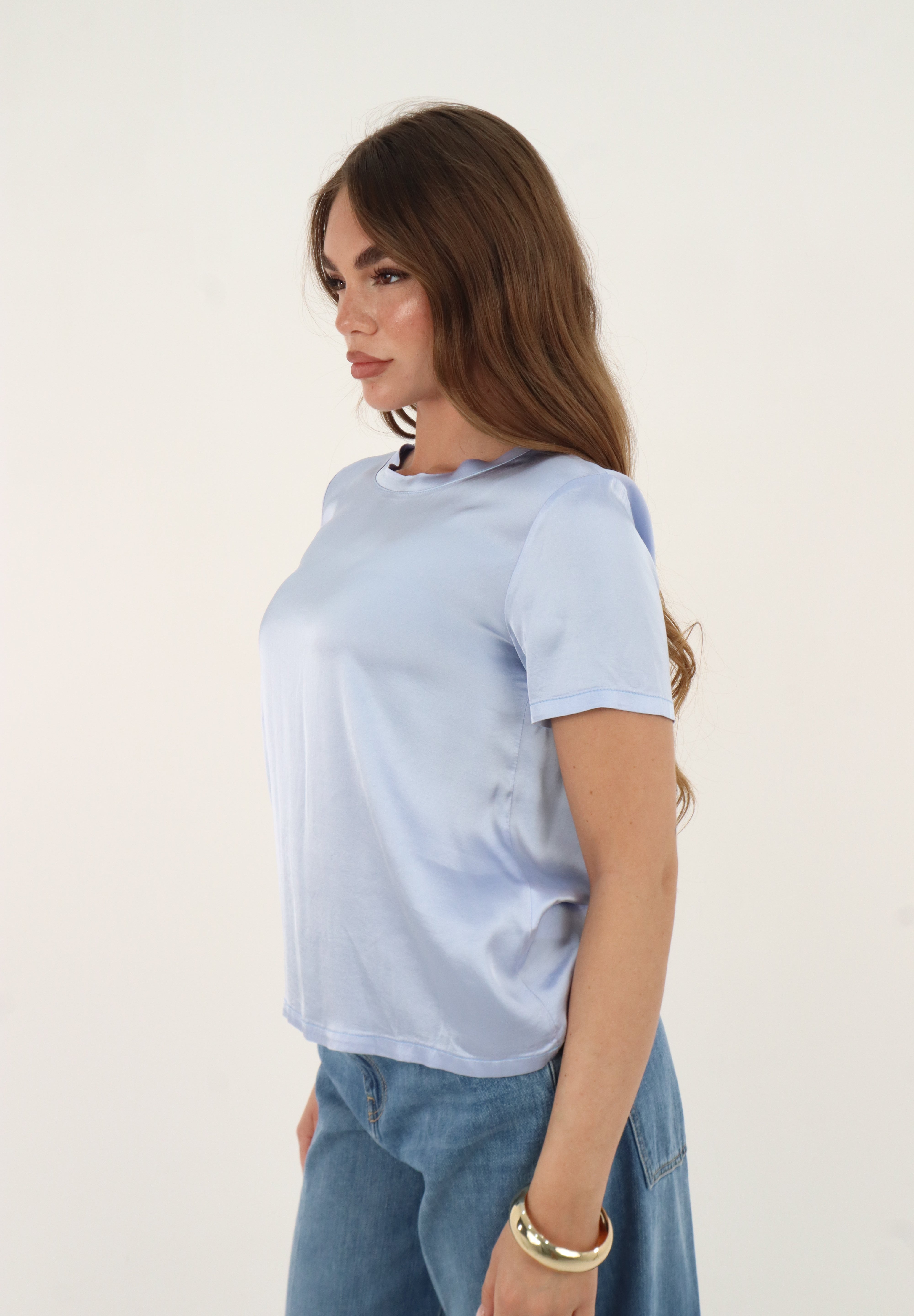 T SHIRT SATIN SKY