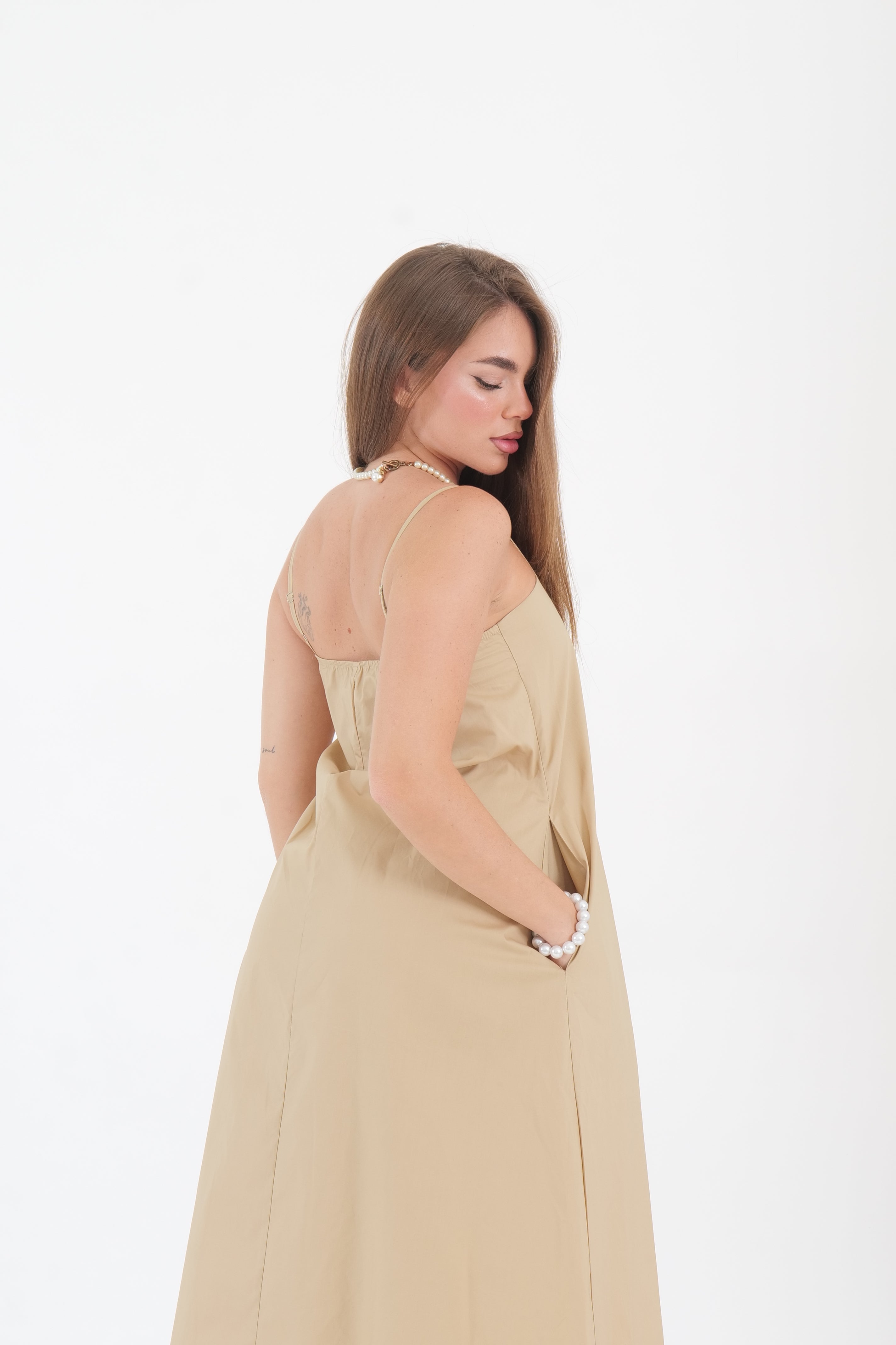 ABITO COTTON CAMEL