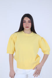 MAGLIA MEZZA MANICA SBUFFO YELLOW