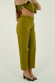 PANTALONE VERDE OLIO