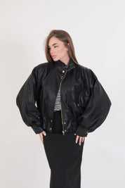 GIACCA IN PELLE NERO