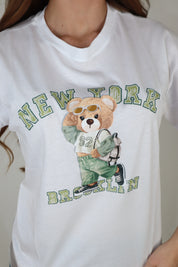 T-SHIRT TEDDY BROOKLYN