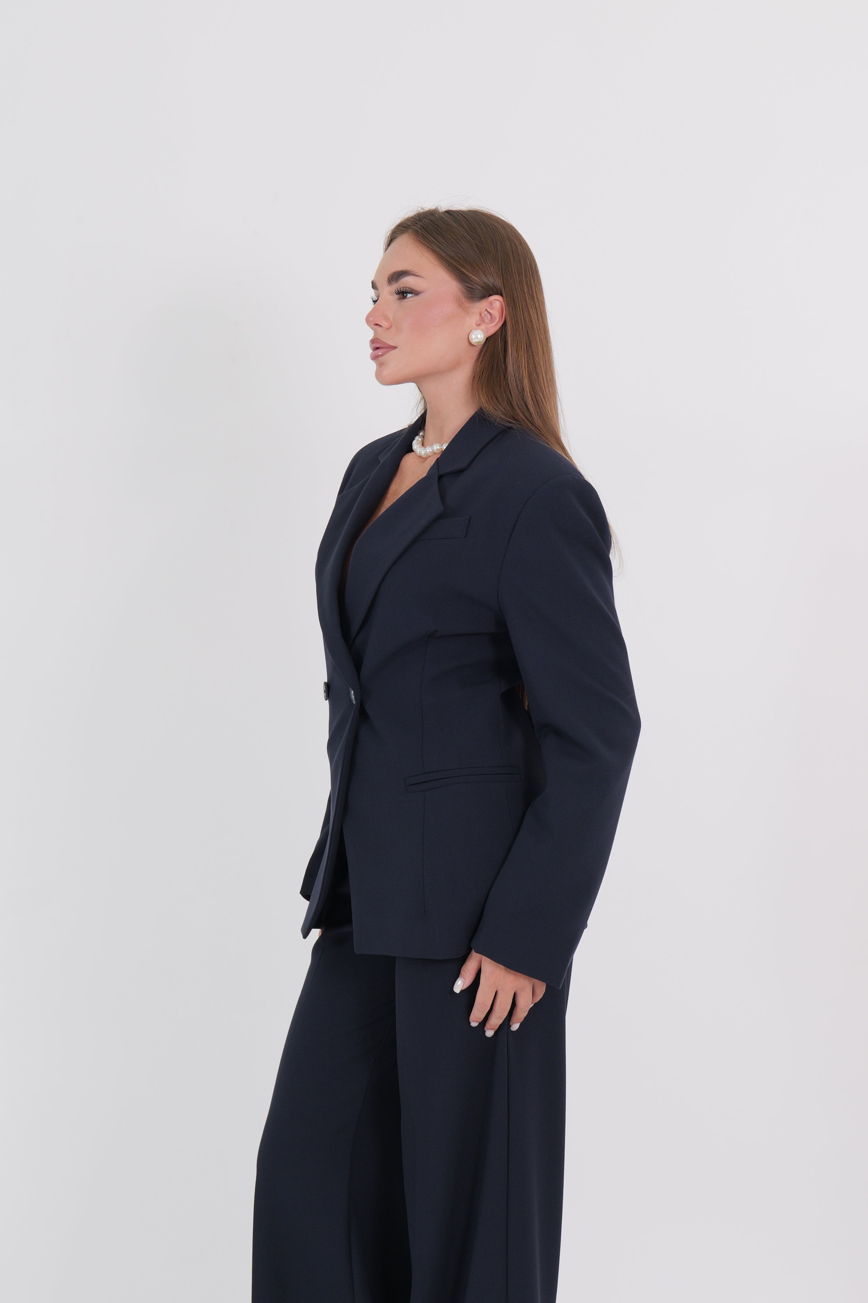 BLAZER ANA DOPPIOPETTO BLU