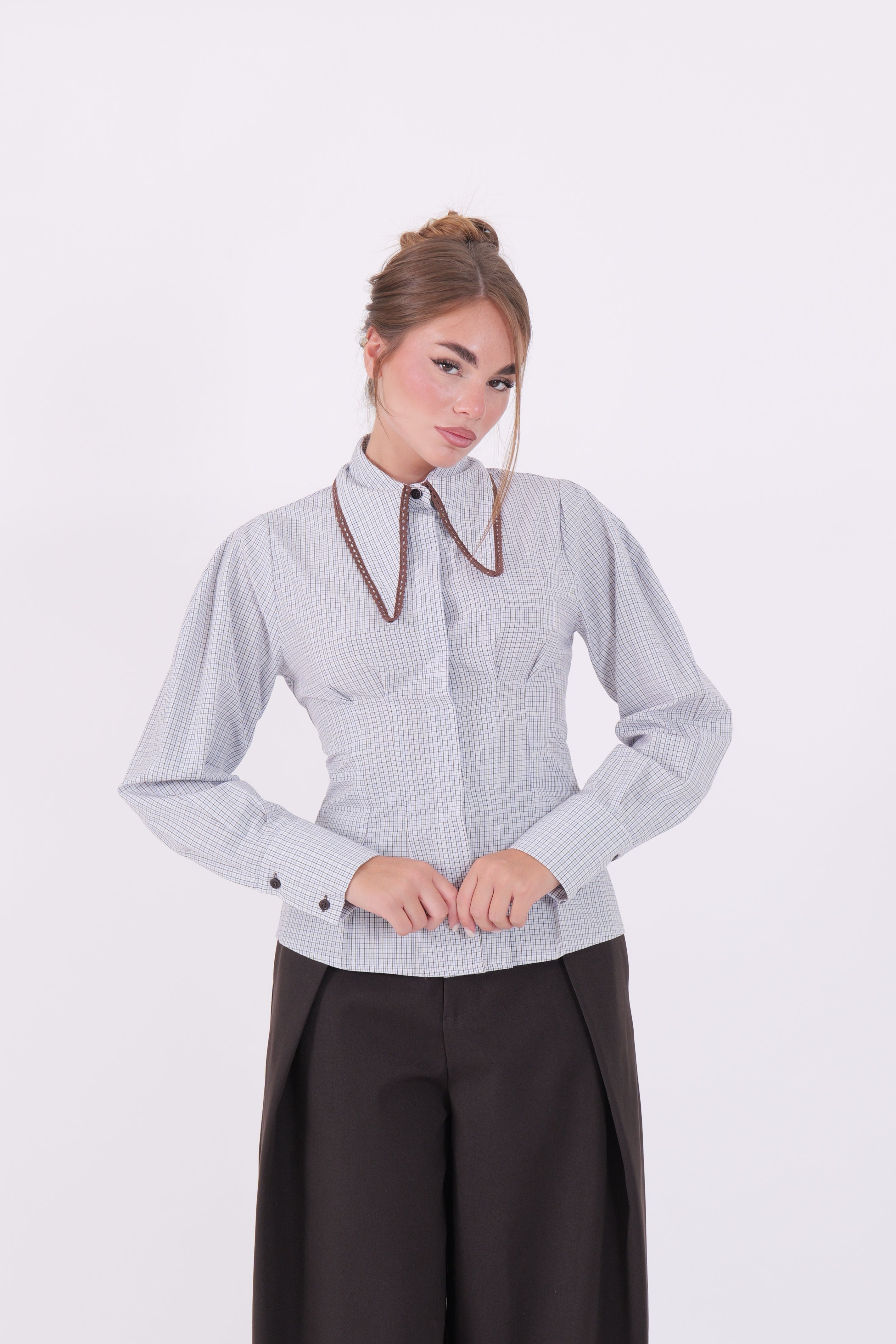 CAMICIA BROWN CHECK