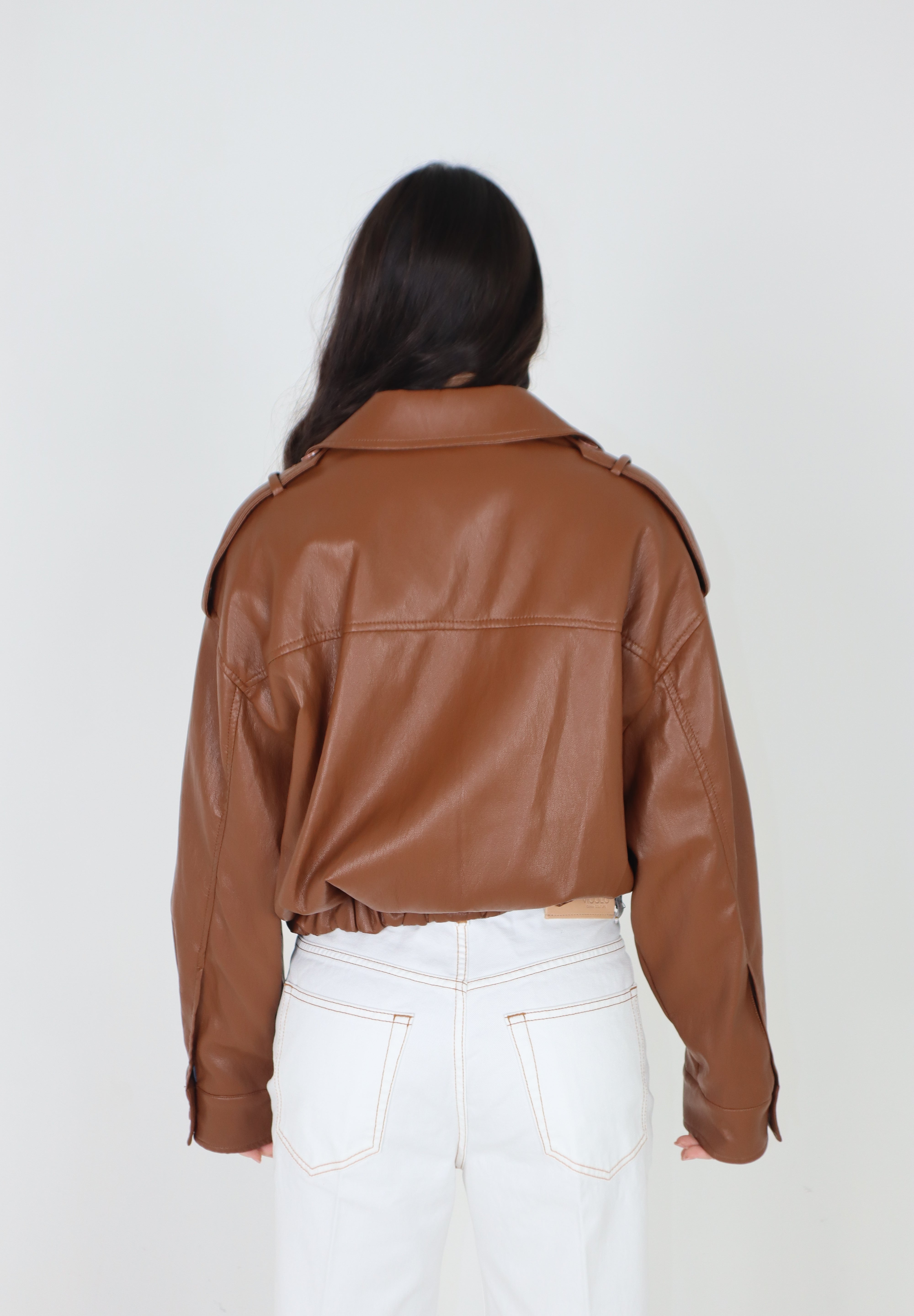 JACKET AVIATORE TABACCO