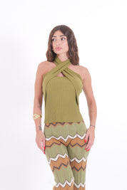 TOP OLIVIA VERDE OLIO