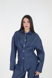 CAMICIA DENIM GESSATA