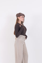 MAGLIA COSTINE MANICA GUANTO MORO