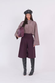 CAMICIA INDIA BORDEAUX