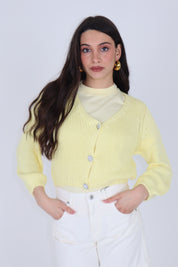 CARDIGAN SUMMER GIALLO