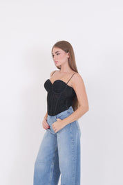 BUSTIER VIVI BLACK