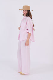 PANTALONE LINO ROSA DIXIE