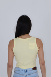 TOP BOTTONCINI GIALLO
