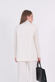 GILET GESSATO BIANCO DIXIE