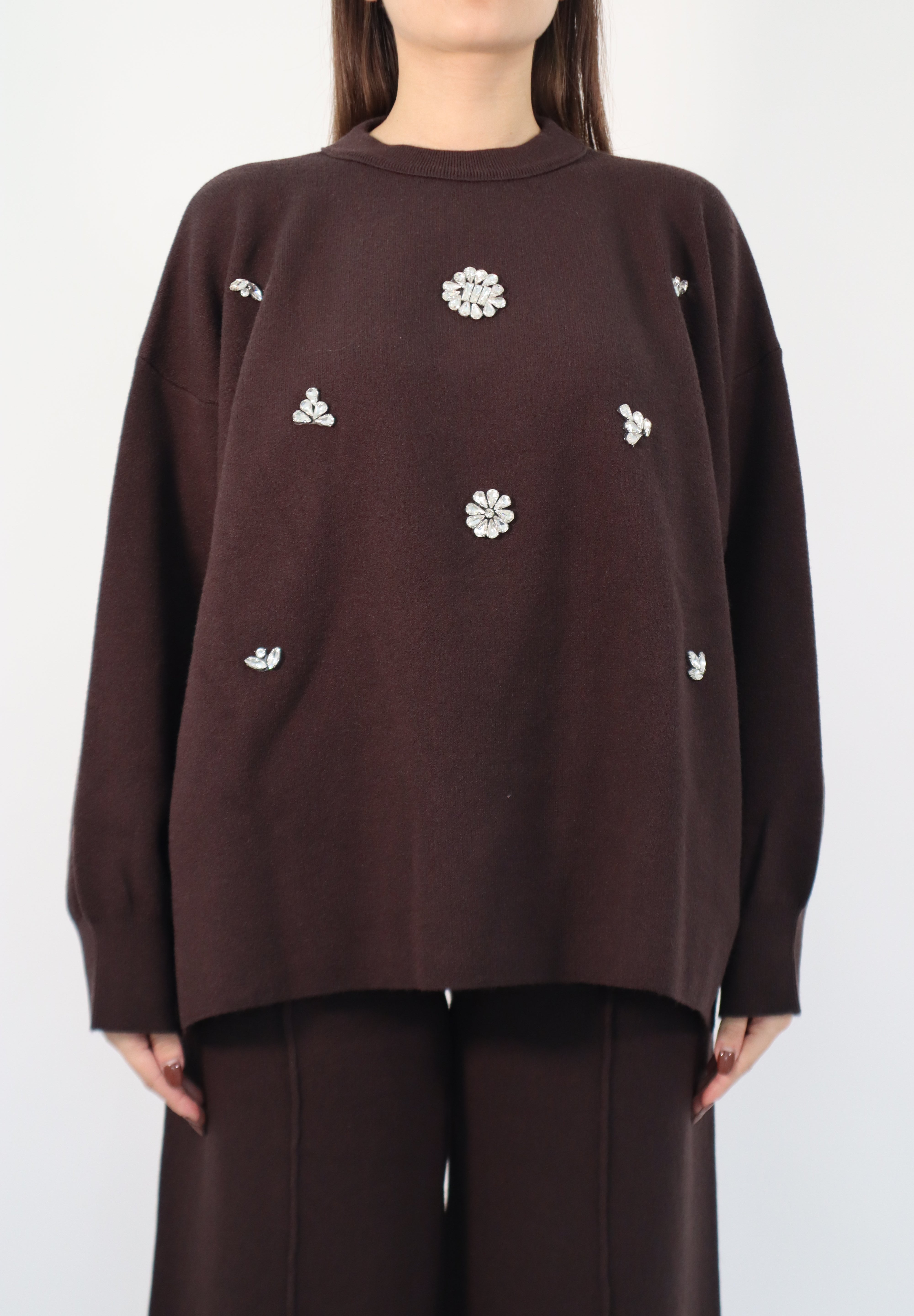 PULL IN MAGLIA SWAROWSKI