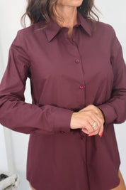 BURGUNDY SHIRT