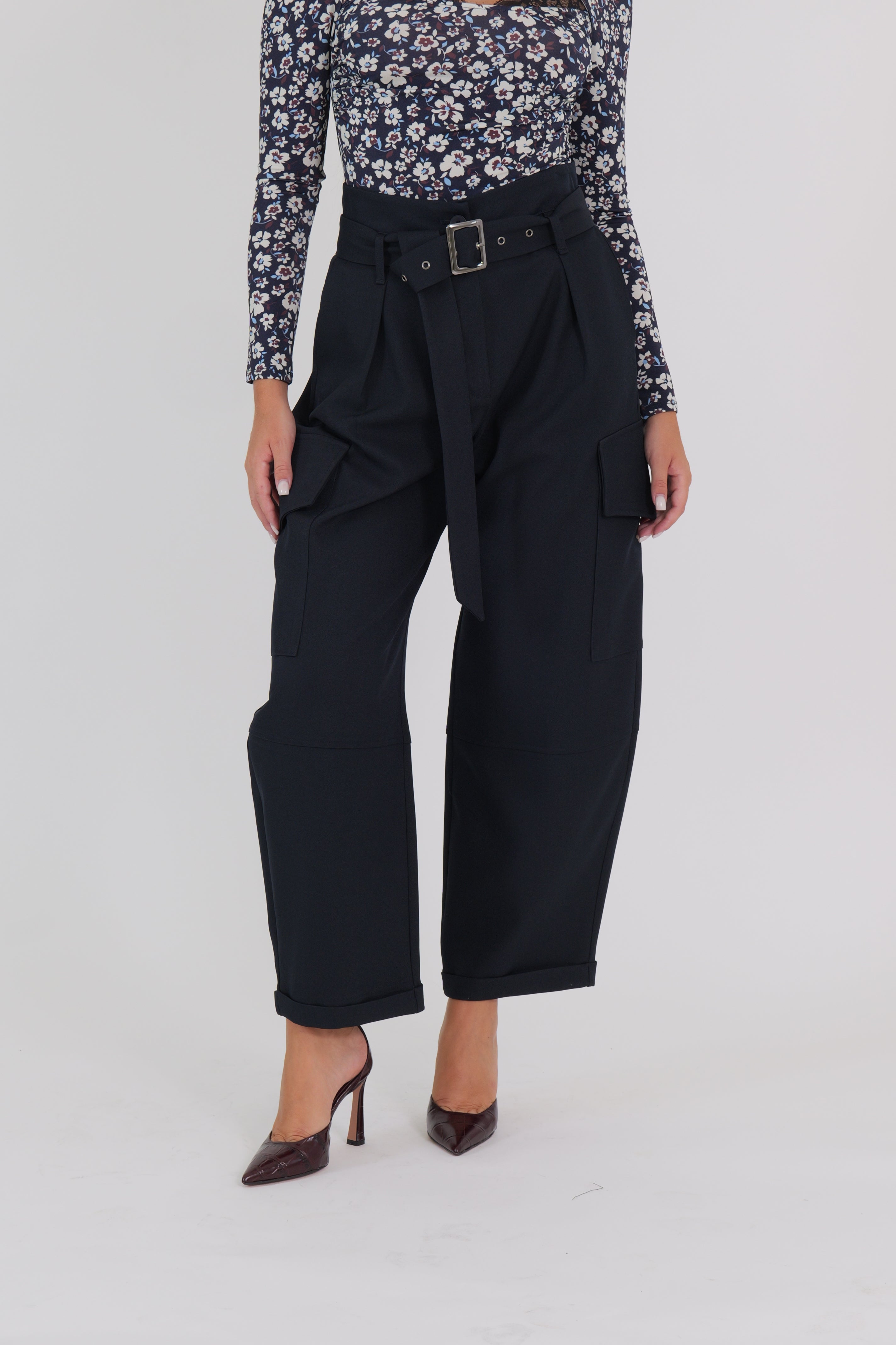 PANTALONE TASCONI BLU