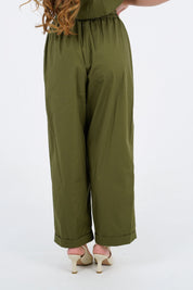 PANTALONE RAYA MILITARE