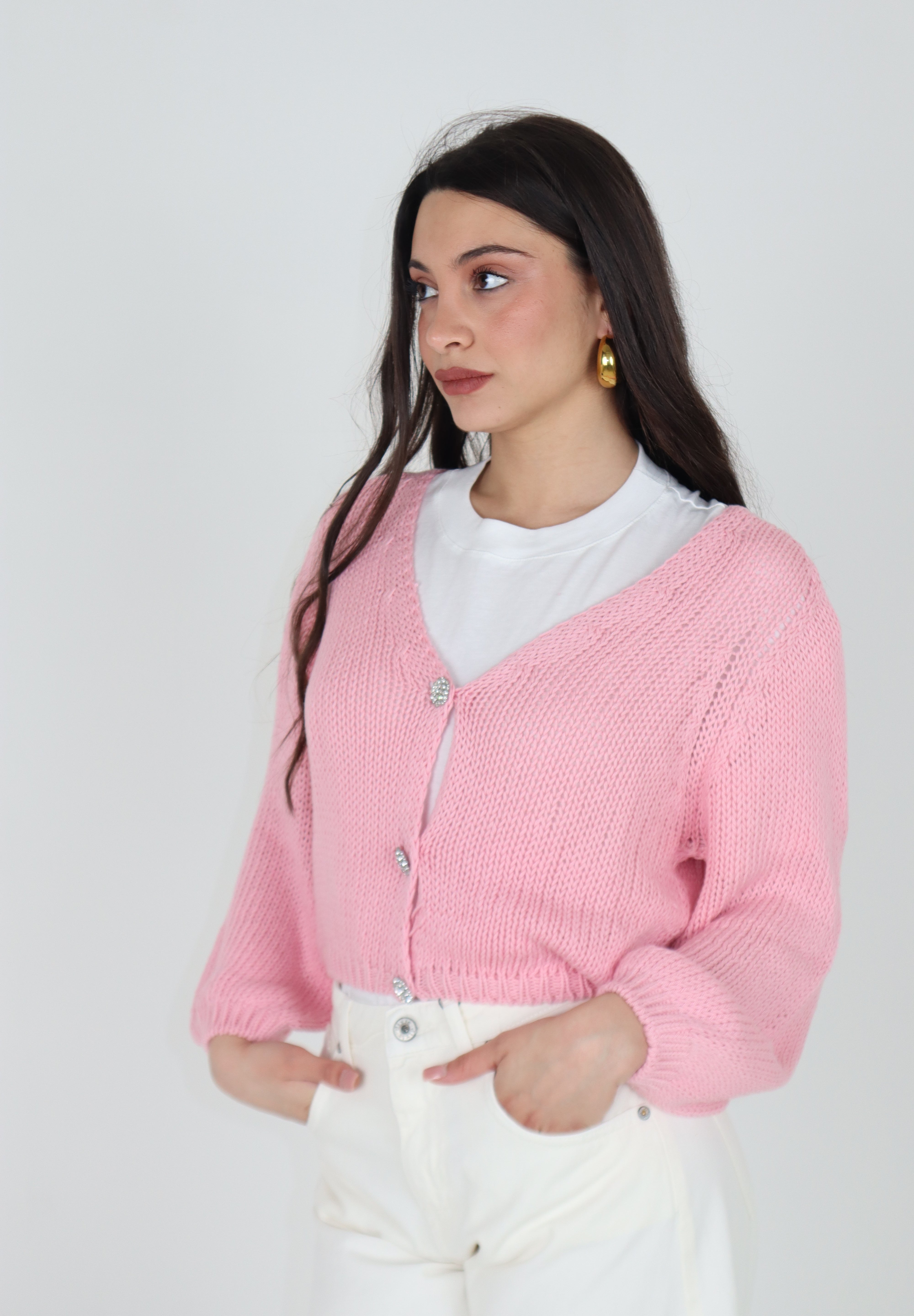 CARDIGAN SUMMER ROSA
