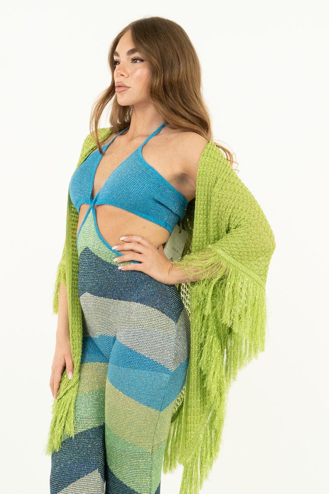 SCIALLE LUREX VERDE