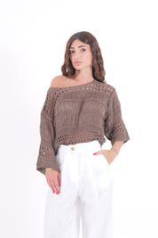 MAGLIA PERFORATED VICOLO MORO
