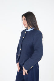 GIACCA BOUCLÈ BLU