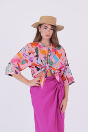CAMICIA ECO ROSA