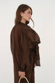 CAMICIA OIL MORO