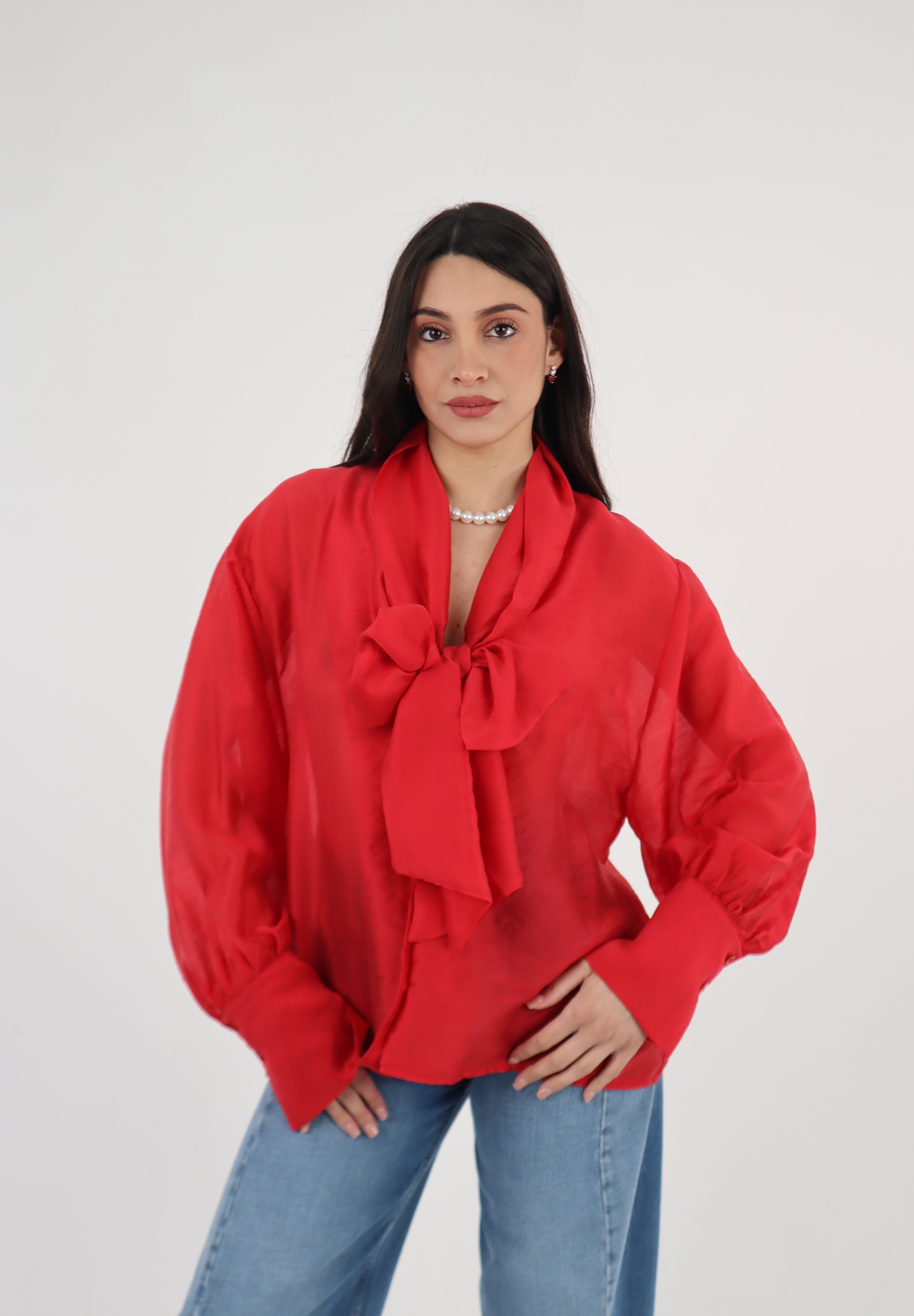 CAMICIA MARY ROSSA