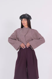 CAMICIA INDIA BORDEAUX