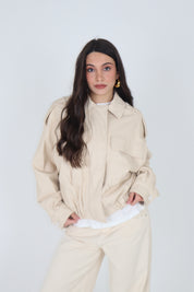 JACKET AVIATORE MILK