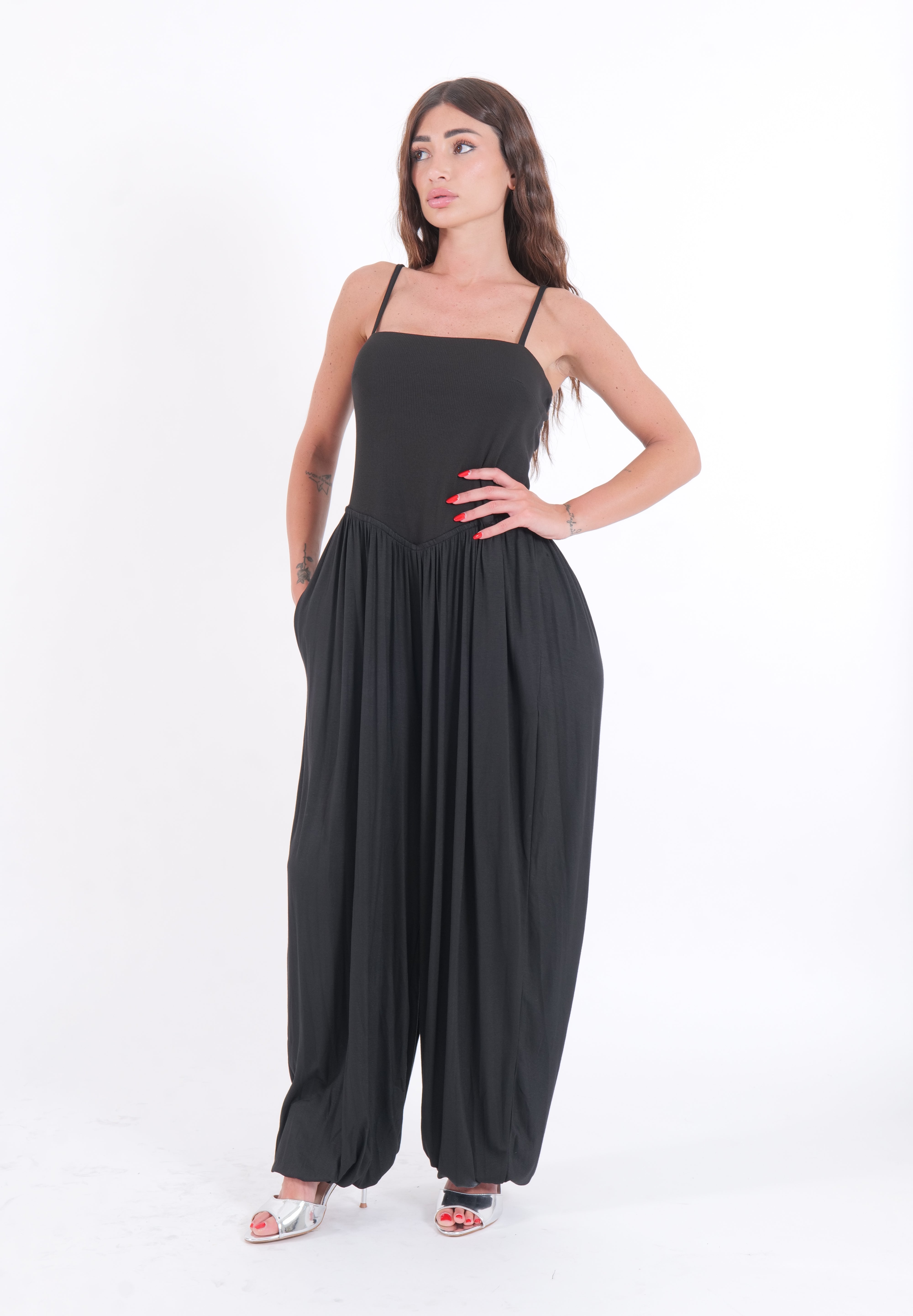JUMPSUITE JASMINE BLACK