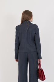 BLAZER BLU GESSATO