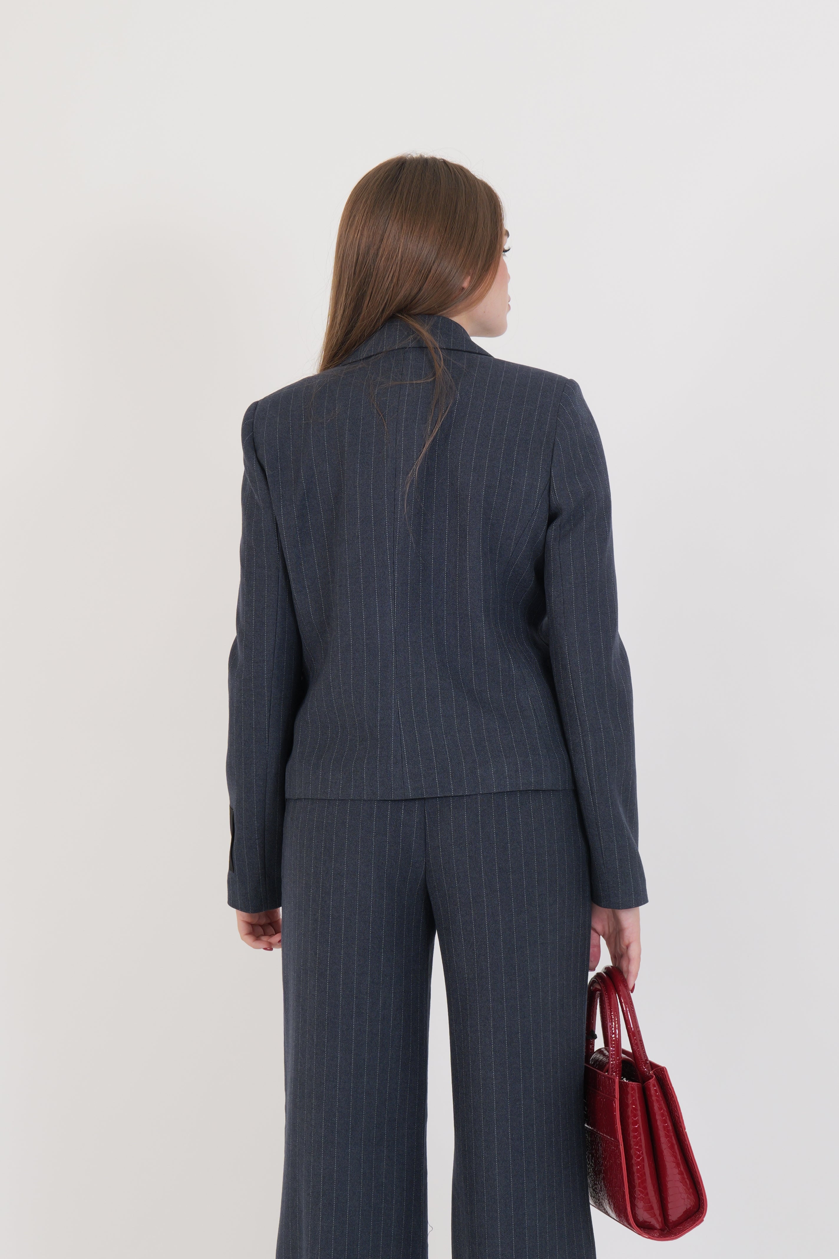 BLAZER BLU GESSATO