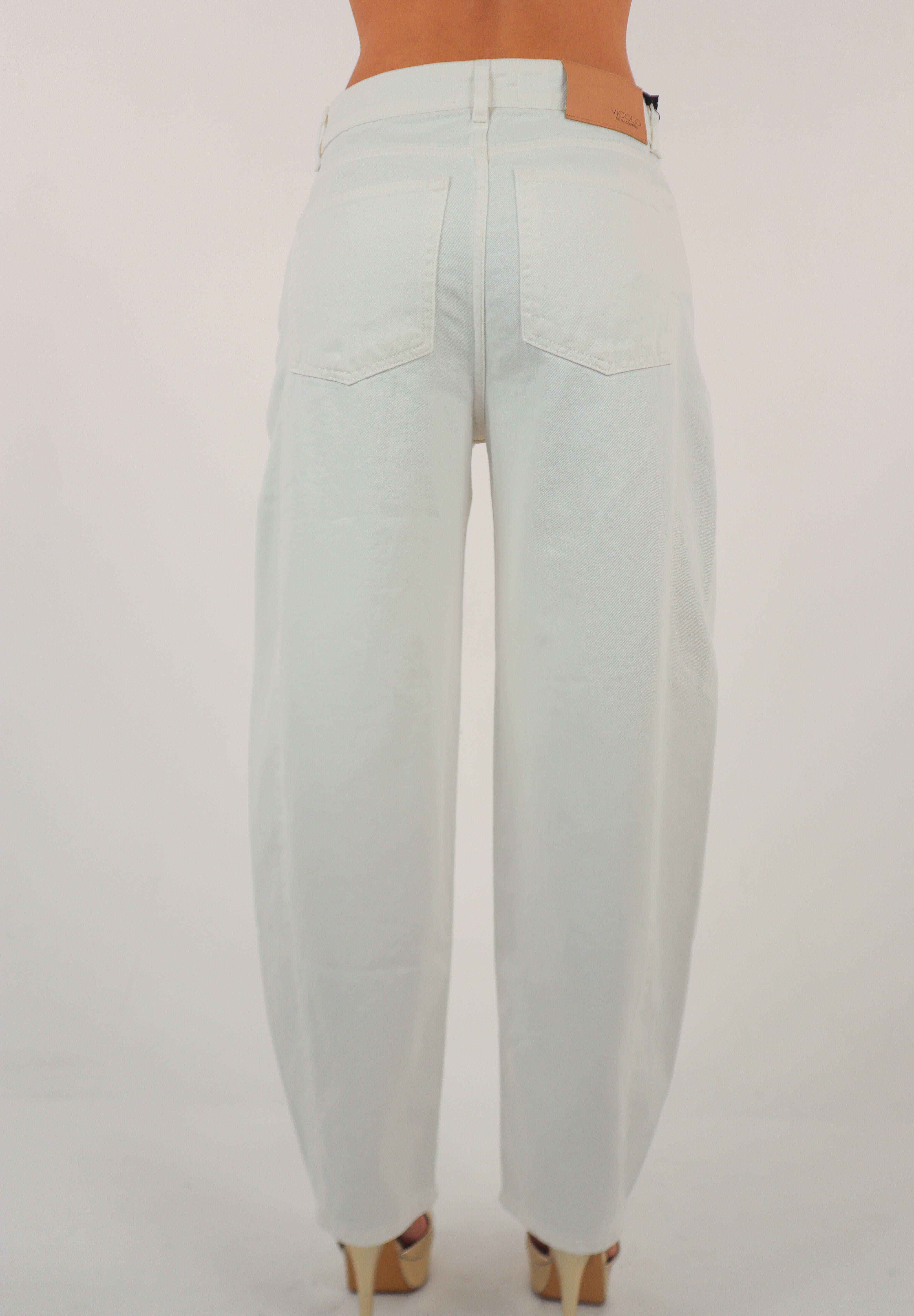 JEANS CHIARA MULTICOLOR BIANCO