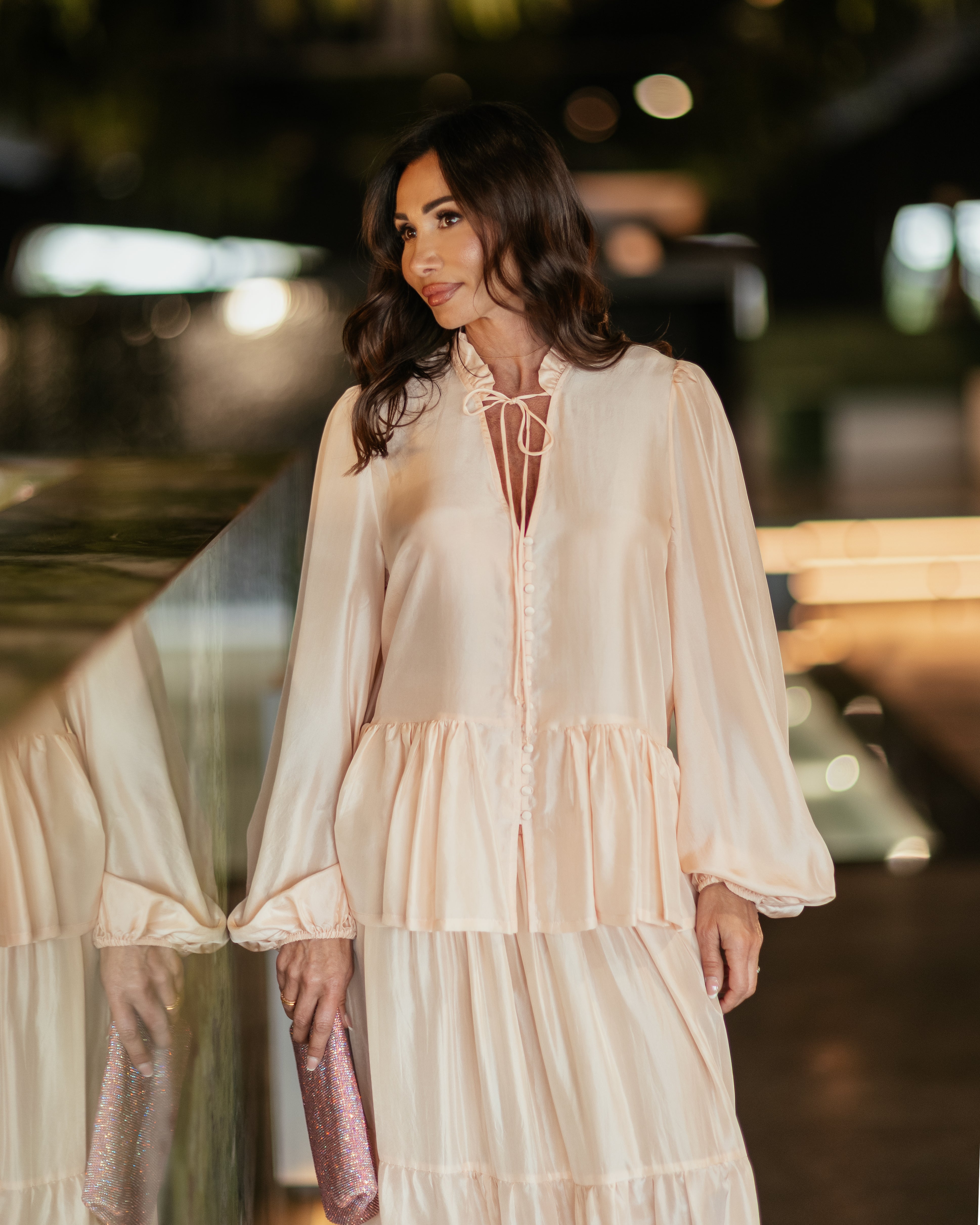 CHEMISETTE MINA SOFT ROSE