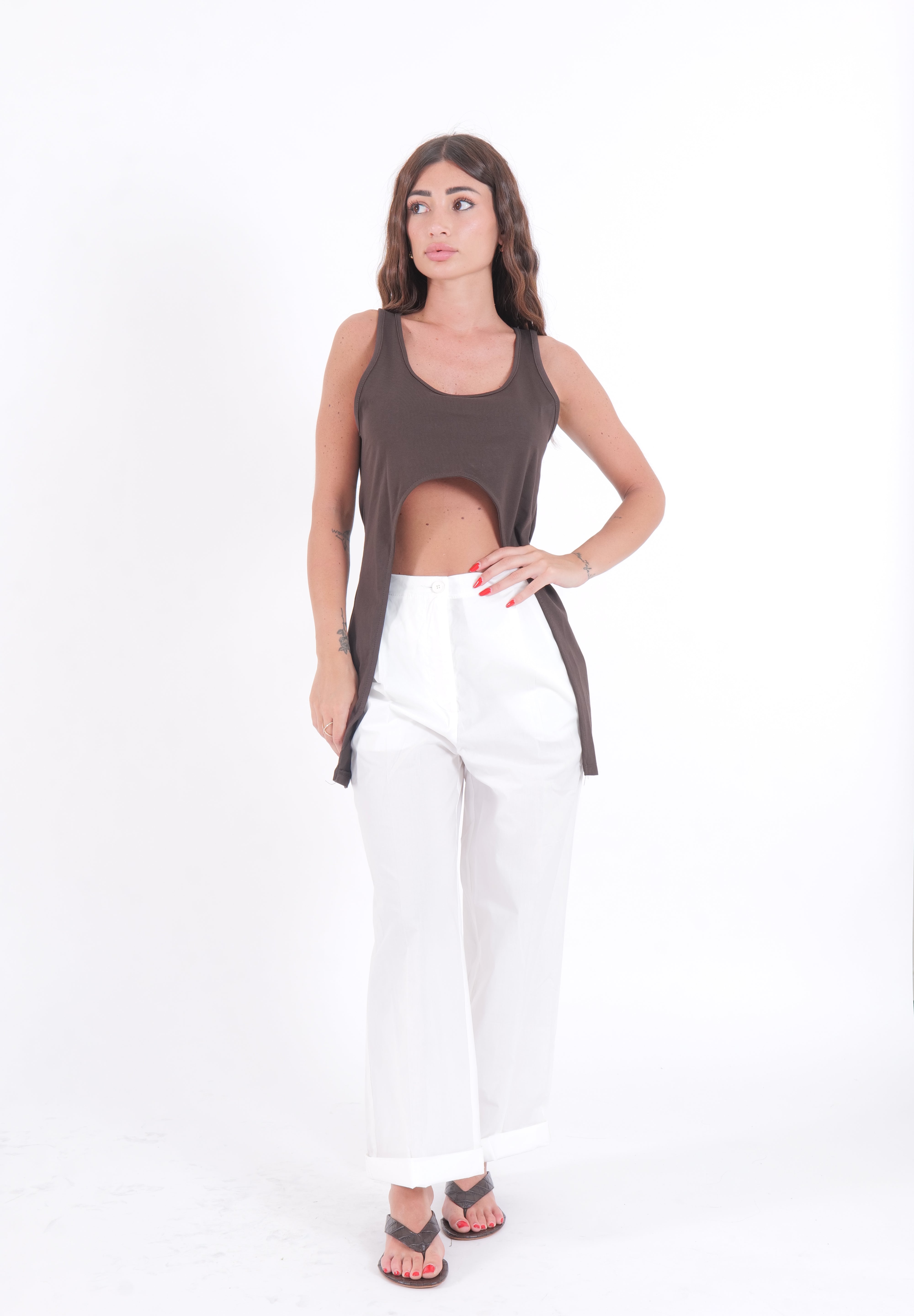 PANTALONE WHITE VICOLO
