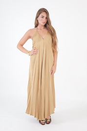 JUMPSUITE SATIN DESERT