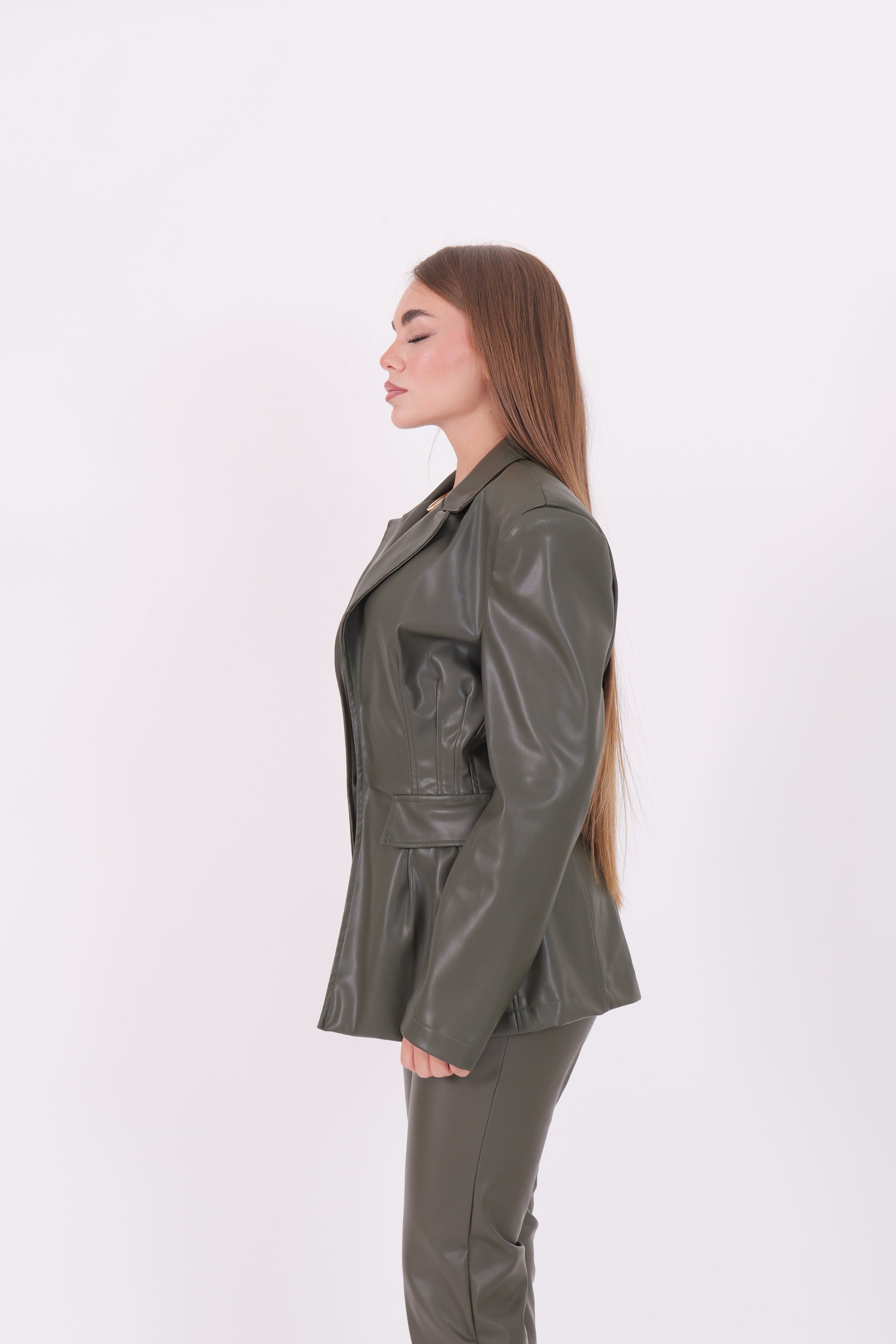 GIACCA CORSET VERDE MILITARE
