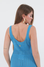 DRESS MIA TURCHESE
