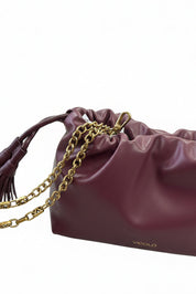 BAG SMALL TASSEL VINO